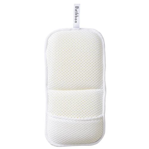 Yamazaki Sangyo Bathbon-kun Bath Cleaning Sponge, Antibacterial, Green, 178735, Width 95 X Depth 30 X Height 180mm