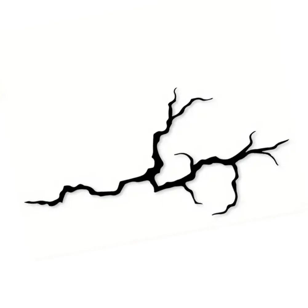 2 Stück reflektierende Blitz-Motorradaufkleber, wasserdicht für DIY-Motorradhelm, Windschutzscheibe, Roller, selbstklebende Vinyl-Aufkleber