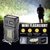 1 Pack Clip On Flashlight High Lumens Hat Clip Flashlights with Magnetic Base USB-C Charging Emergency,Outdoor Activities,Camping Walking Dog