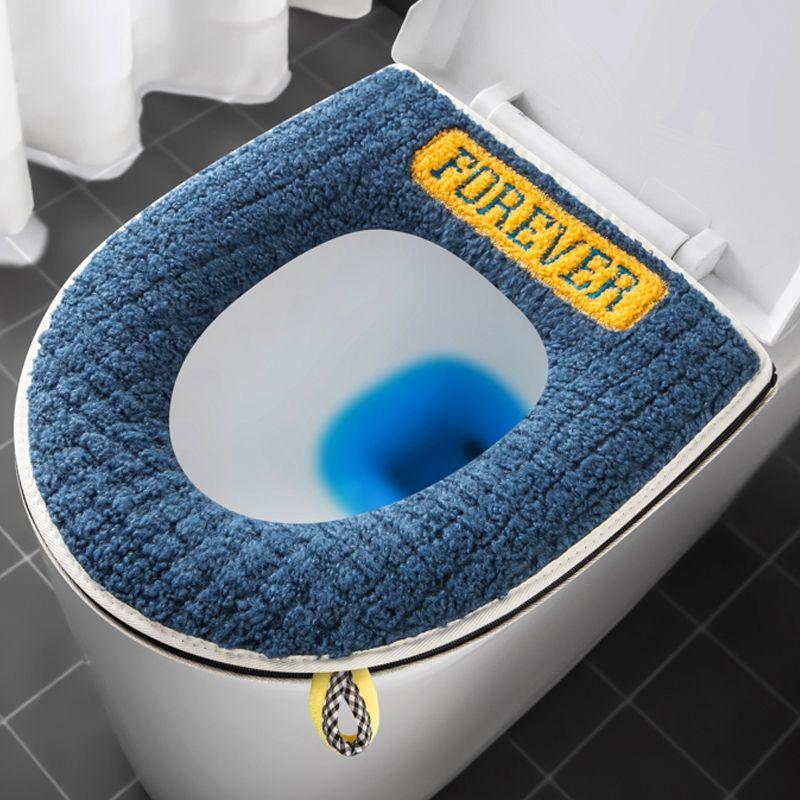 

Универсальный коврик для унитаза, плюшевая подушка, утолщенный теплый коврик для унитаза с рисунком, водонепроницаемый чехол для сиденья унитаза, подушка для сиденья на молнии