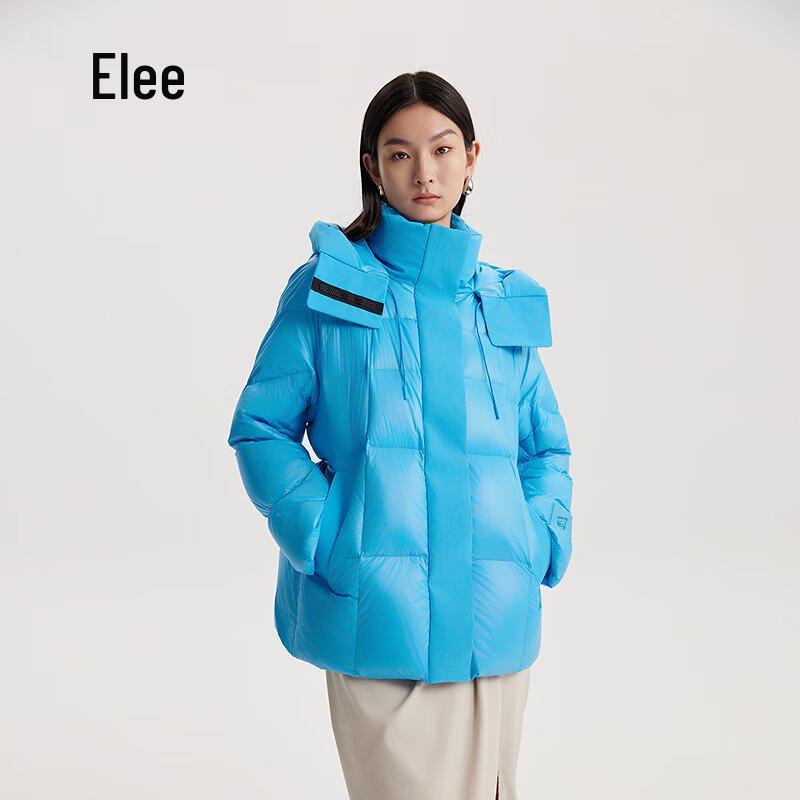 

Aiyilai Women s Short Goose Down Jacket with Detachable Hood S