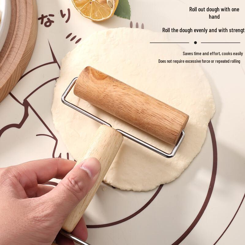 MDNG Single Wheel Wooden Rolling Pin