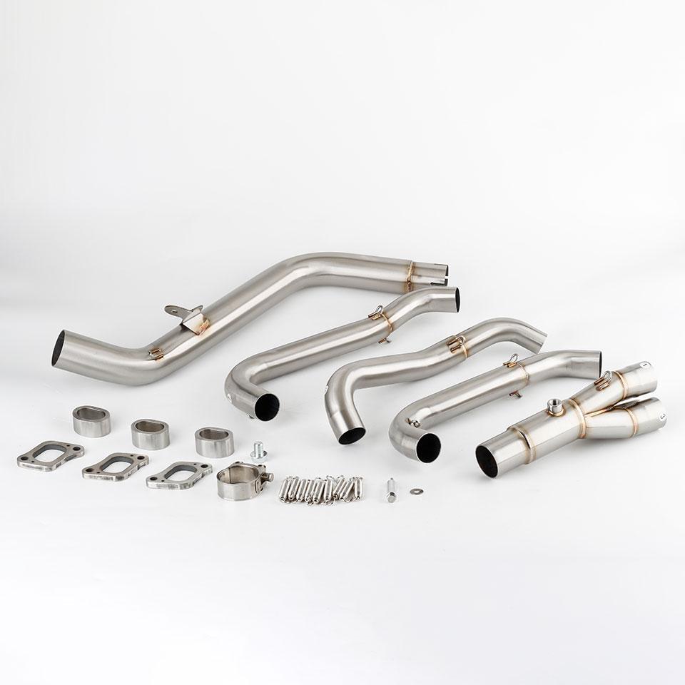 Motorcycle muffler exhaust system For Triumph Street triple 765 2017-2024 Exhaust System Header link pipe triple 765 exhaust triple 765