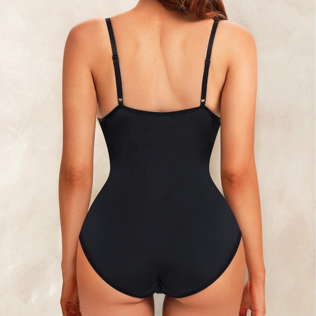 High-end Shapewear Camisole V-neck Waist and Belly Sexy Shapewear One-piece Suit
