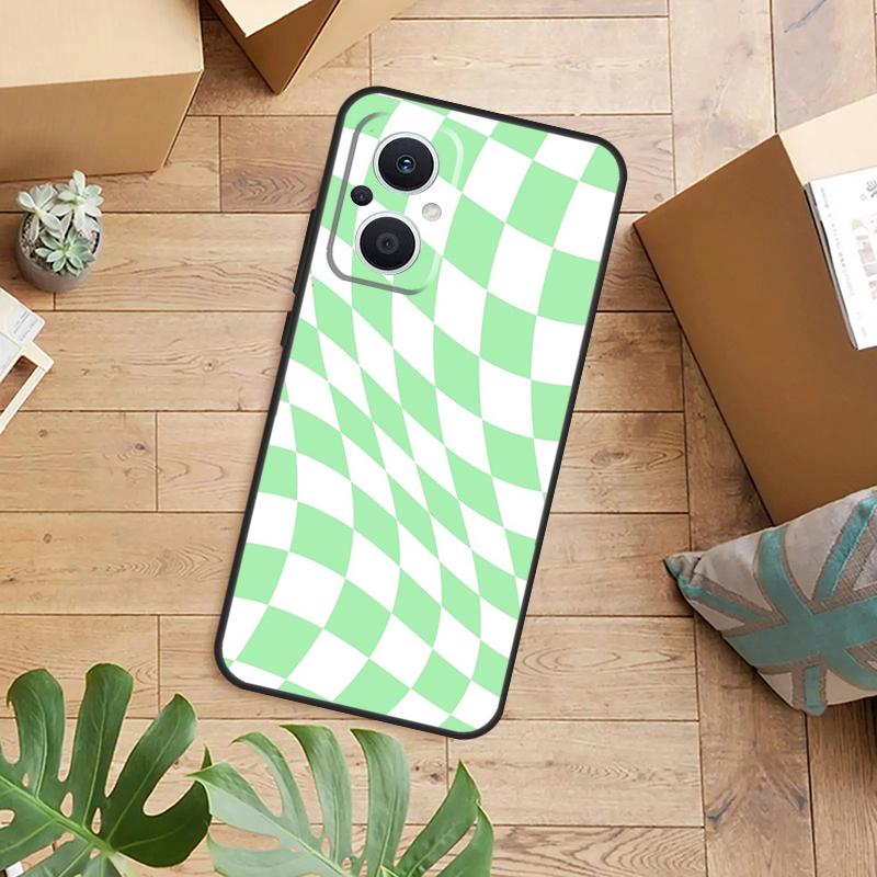 Crazy Checkered Phone Case For OPPO Reno 14 12 11 13 F 10 Pro 8T 7 8 Lite OPPO Find X8 X6 X5 X9 Pro Cover