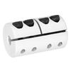 D25 X L40 Clamping   Coupling Aluminum Alloy Shaft Coupling for Engraving Machine(D25*L40 Inner Hole 6.35 To 8 )
