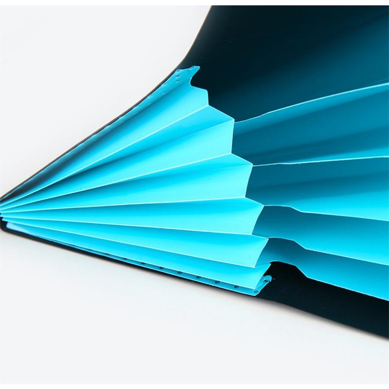 A4 Folders Plastic Envelopes Multi-layer Folder Plastic Folder Bag Business Multifunctional File Bag Extension Office Supplies