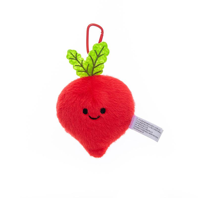 

Cartoon Vegetable Plush Stress Relief Toy For Backpack Decoration And Kids Gift Carrot