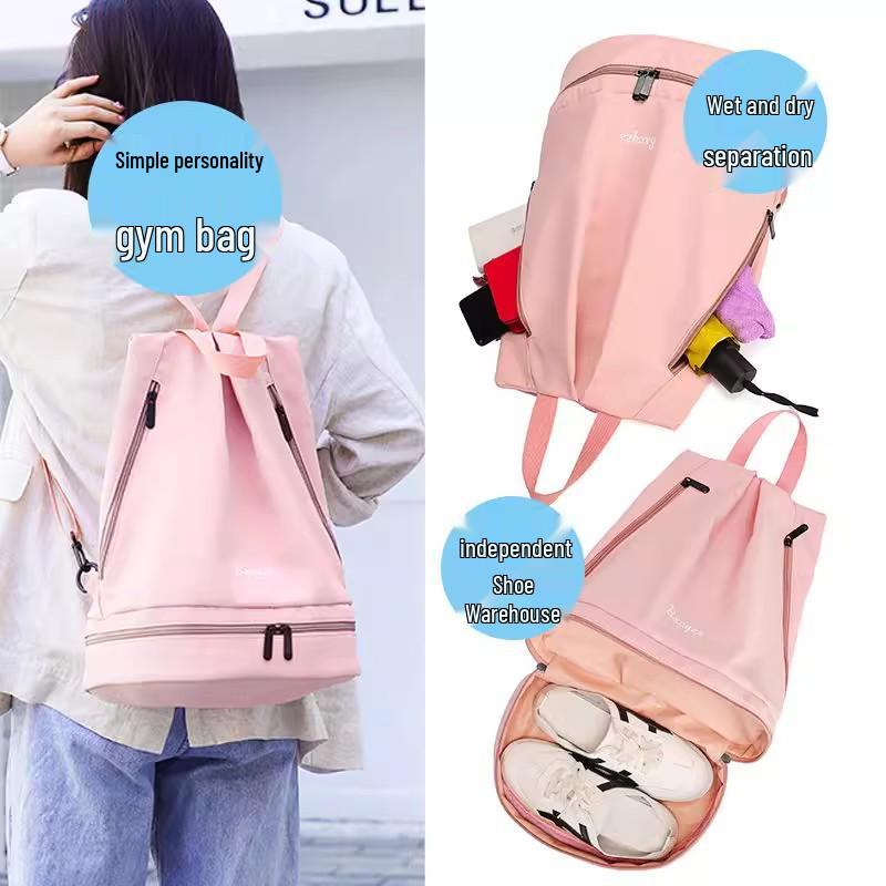 Women's Waterproof Sports Backpack with Dry/Wet Separation & Large Capacity for Travel, Swimming, and Fitness