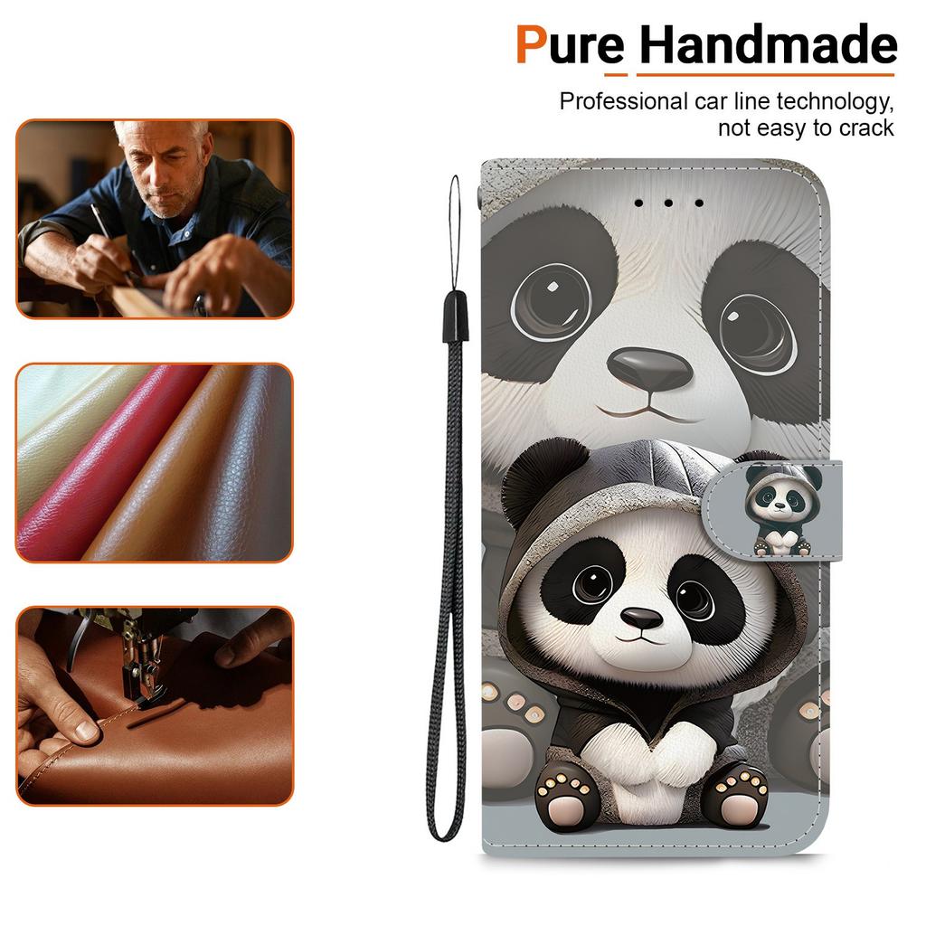 For Samsung Galaxy S26+ Wallet Case Pattern Printing Leather Stand Phone Cover with Strap