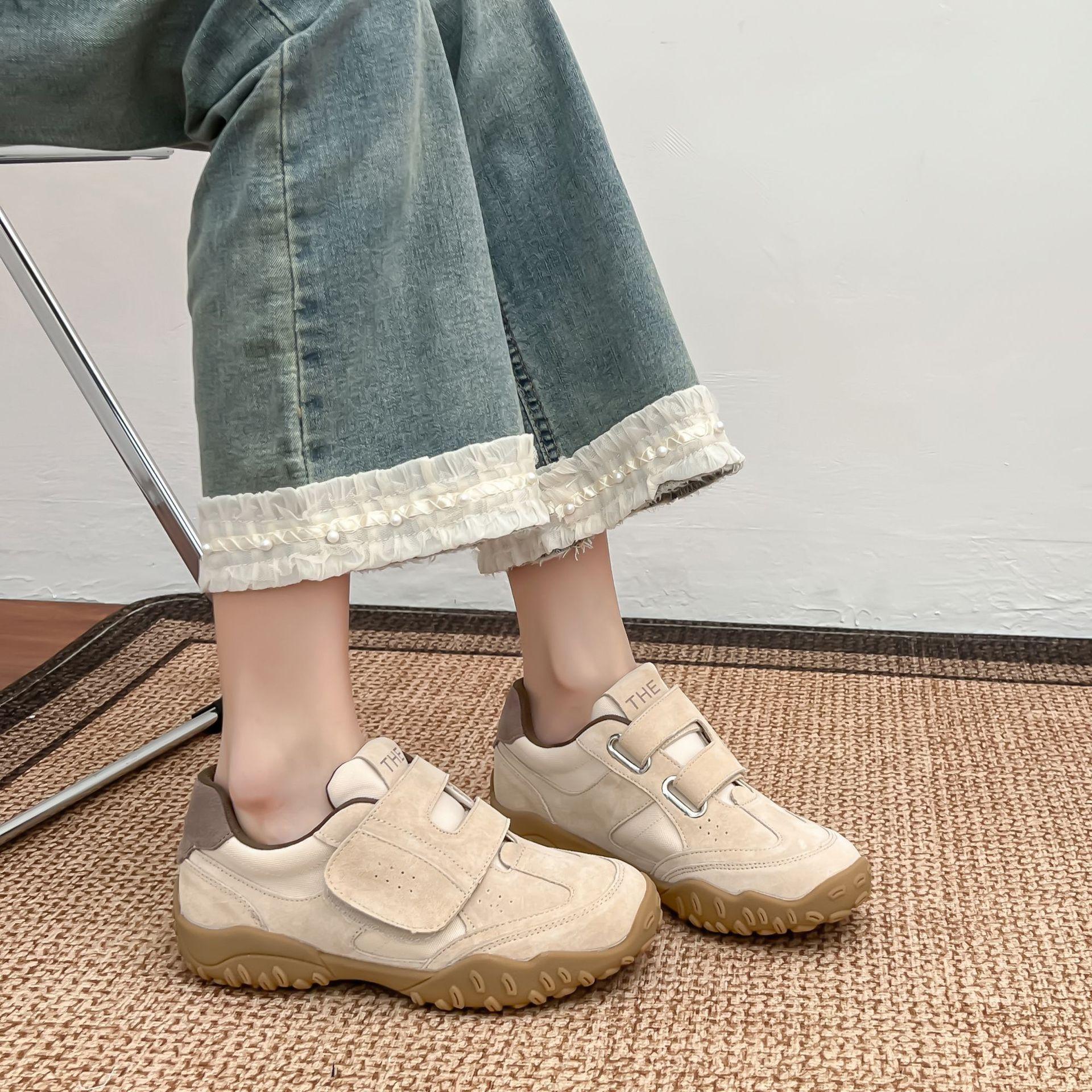 

Grape mother summer new big head cute ugly sneakers 2025 fashion Korean version big head retro dad shoes women s outer wear 35