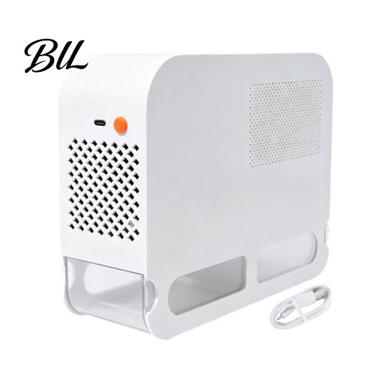 Millet Birdseed Cleaner Electric Shell Separator, Bird Feed Blowing Machine, Small Feeding Supplies Automatic Husk Remover Separator for Parrots