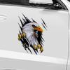 Yousheng American Bald Eagle Wall Decal Patriotic Eagle Crack Truck Decal Removable Waterproof Bumper Sticker for Cars Vehicles Trucks Laptops Windows