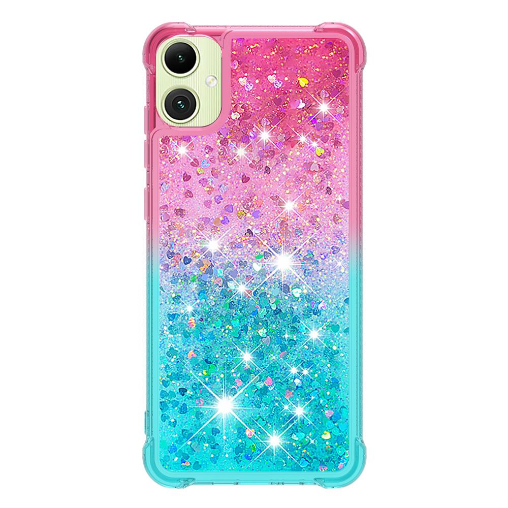 Treibsand Hülle für Samsung Galaxy A07 A06 Glitzer Flash Farbverlauf Hülle für Samsung A26 A36 A56 A05 A05s Handyhülle Fundas Coque