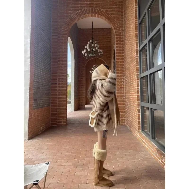 Long Boots for Women Platform Snow Boot 2026 New Knee Length Boot Winter Plush High Tube Insulation Large Cotton Shoe Women Shoe