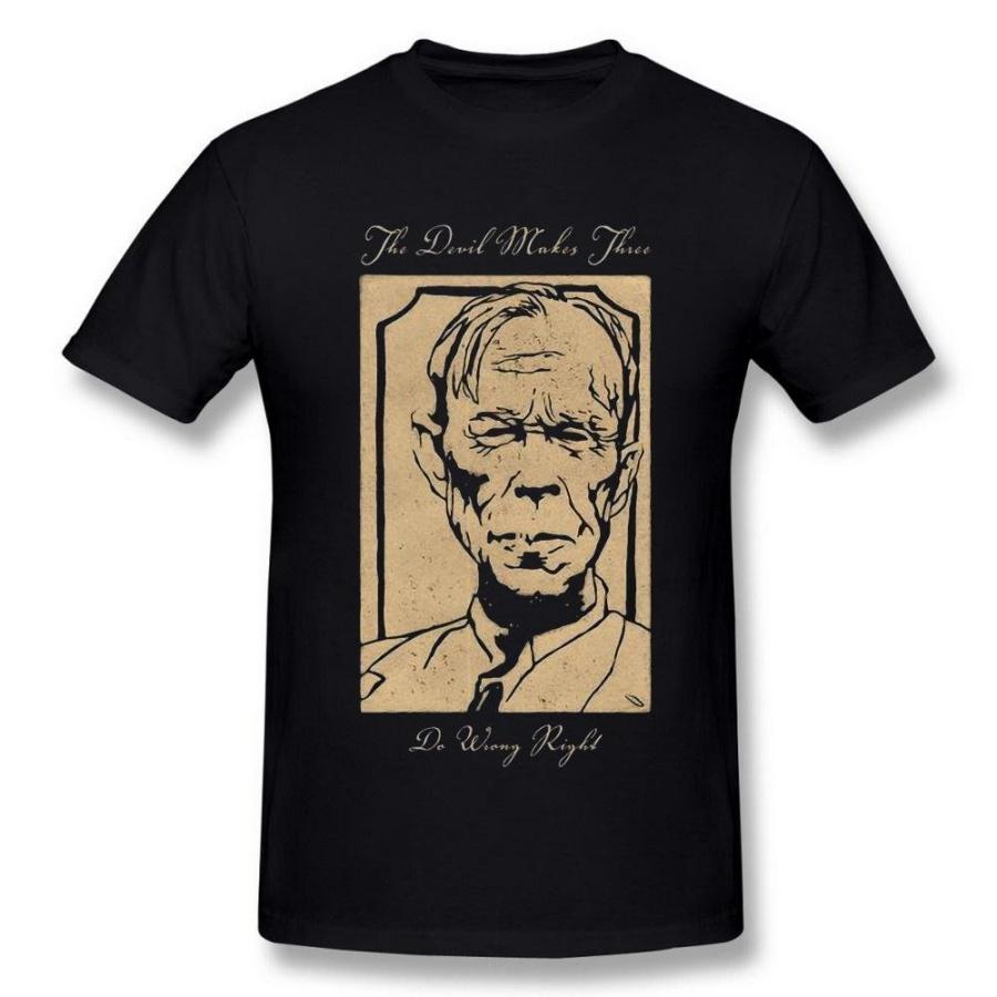 AICH Men s The Devil Makes Three 2016 World Tour Concert Do Wrong Right Black T Shirt Size M S