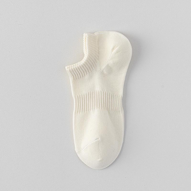 Women's Non-Slip Cotton Low-Cut Invisible Socks - Spring/Summer Thin, Anti-Pilling Short Socks