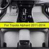 Car Floor Mats for Toyota Alphard 2011 2012 2013 2014  Auto Foot Pads Automobile Carpet Cover