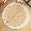 Cartoon Pattern Bedroom Decor Plush Carpet Thicken Washable Rug Cute Round Carpets for Living Room Fluffy Soft Lounge Floor Mat