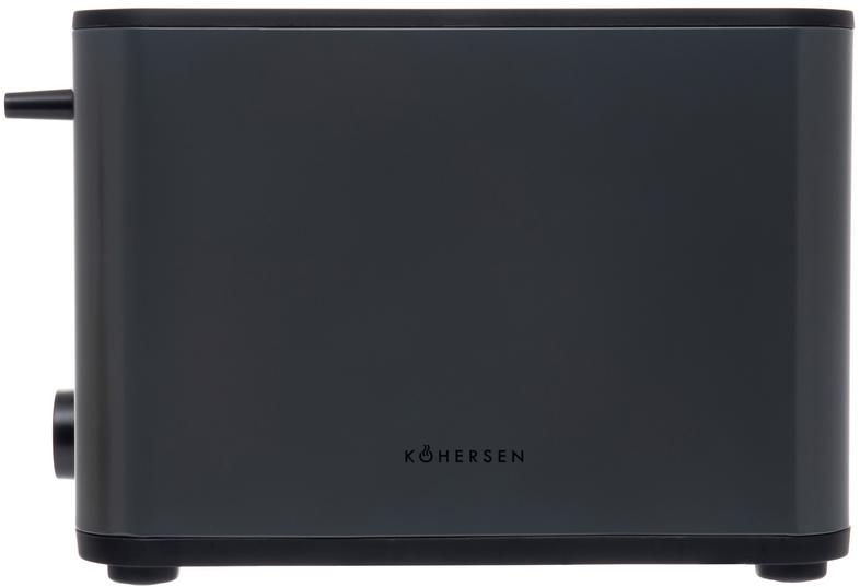 KOHERSEN Modern B088 Toaster, Gray