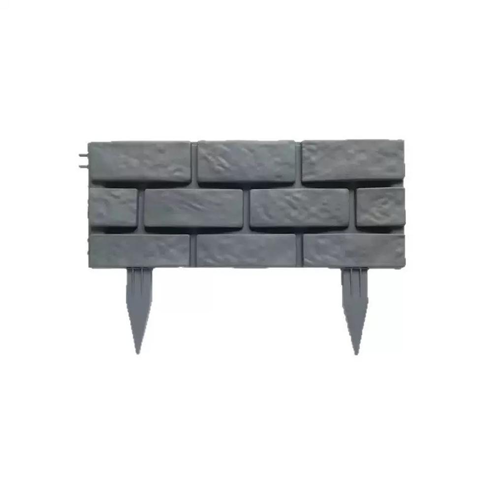 Garden Fence Panel Outdoor Decorative Lawn Border Plastic Landscape Edging Yard Divider with Ground Stakes for Pathway Flower Bed