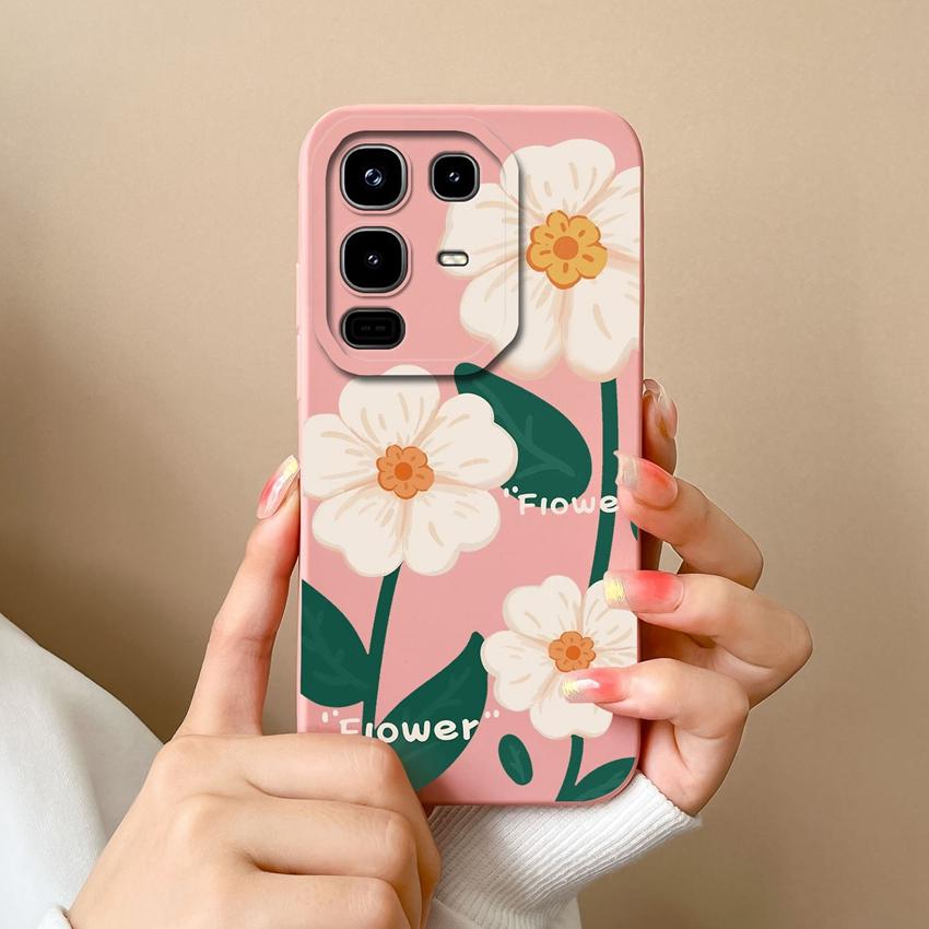 Phone Cover For Infinix Note 50 50X Pro Plus 50S Cute Cartoon Avocado Pattern Square Soft Liquid Silicone Advanced Dustproof Shell For Infinix Housing