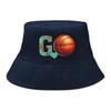 Bucket Hat With "GO" Basketball Print , Sun Cap Trendy Spring Fashion Fishing Hat