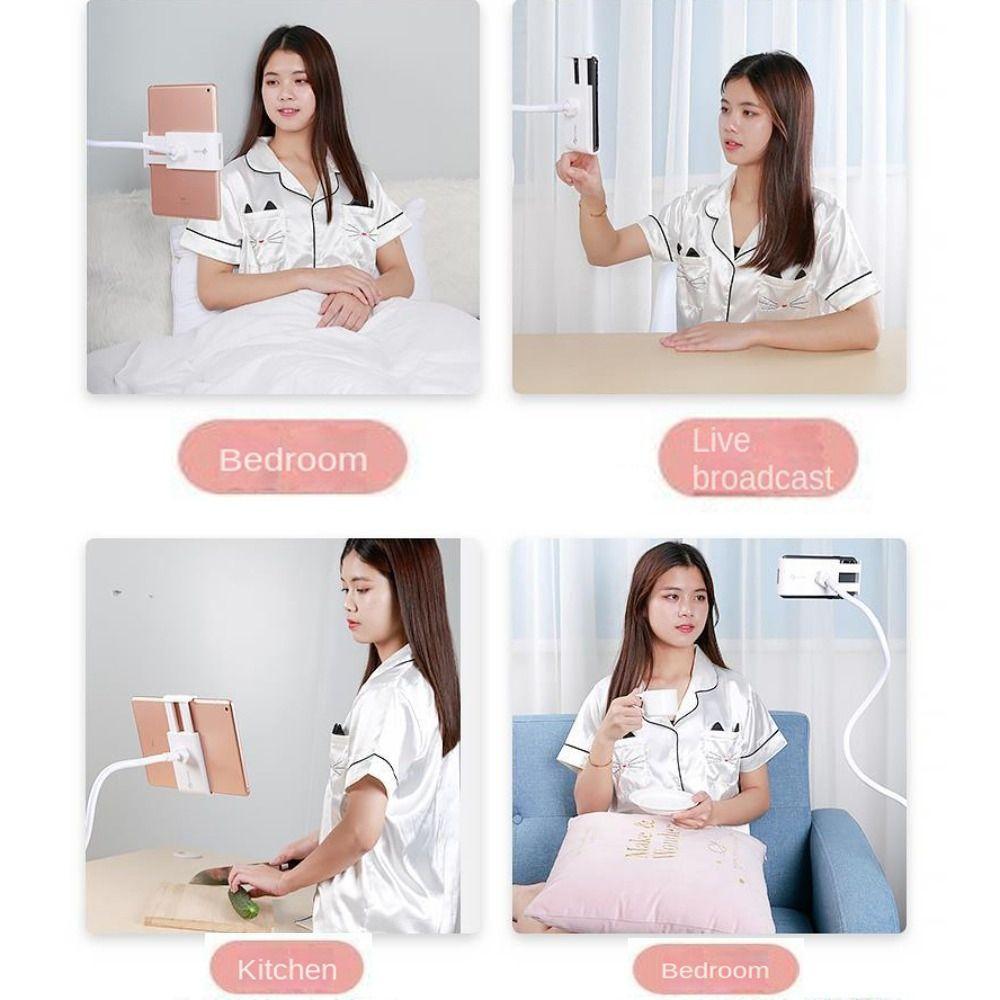 Flexible Cell Phone Holder 70/80/90/120cm Bedside Extension Clamp Folding Bedside Clip Mount  Lazy