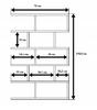 Modern Open Wall Shelves, Bookcase - No. 4 White