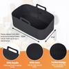 1pc Air Fryer Silicone Tray Rectangle Oven Baking Basket Washable & Reusable Liner Insert Dish Fried Chicken for Airfryers Accessories