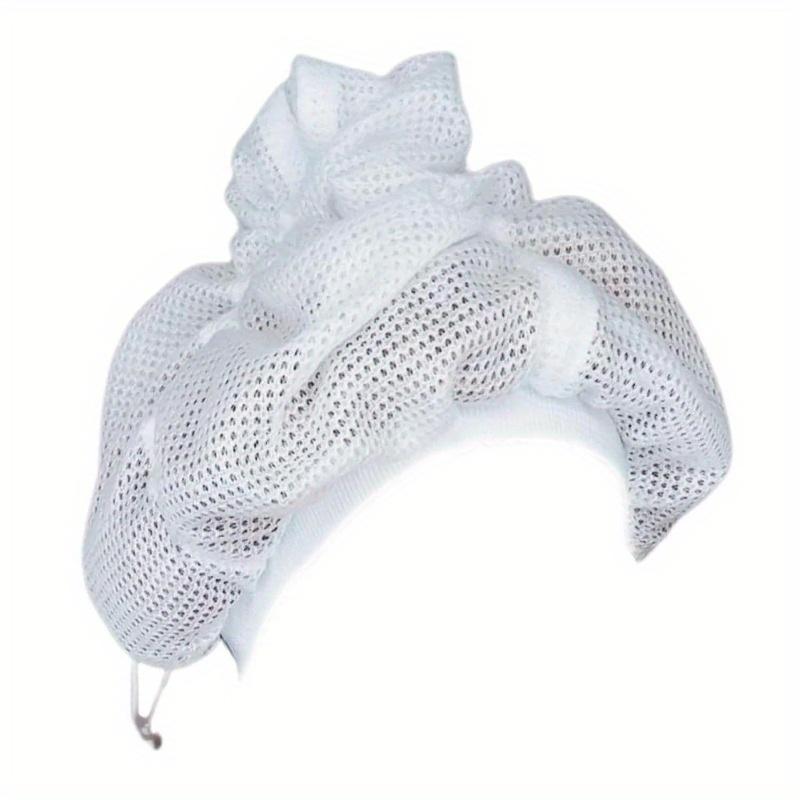 Net Plopping Cap for Drying Curly Hair