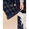 IEF Fashion Winter Plaid Lined Wide-Leg Pants