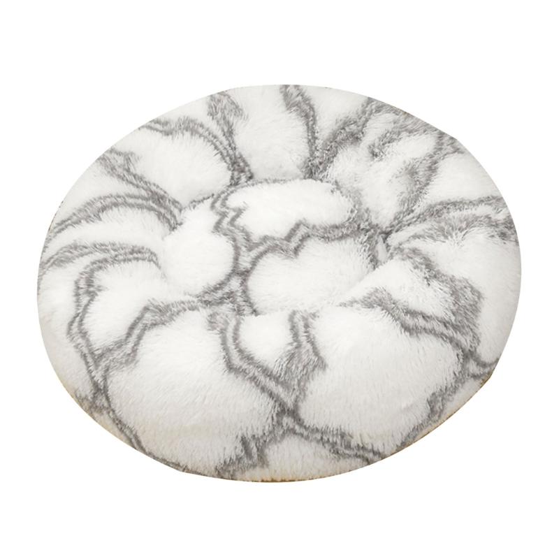 Cat Bed for Indoor Cat Winter Soft Round Sofa Bed Handmade for Small Kitten