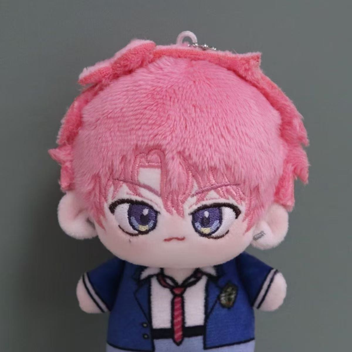 Tamon's B-Seite Fukuhara Tamon Sakuri Sakaguchi Q-Version Niedliche runde Gesichts-Stoffpuppe Leinwandtasche Hängende Ornamente Geschenke für Freunde pink