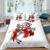 Soldier Japanese-Style Warrior Comfortable Duvet Quilt Cover Pillowcase Bedding Set Children Bedroom Decoration Home Textile