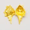 10/15PCS Gold Color Marine Life Charms Alloy Fish Mermaid Shell Conch Seahorse Octopus Pendant Bracelet Jewelry Making Accessory