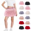 Summer Kids And Girl's Mesh Half Body Skirt