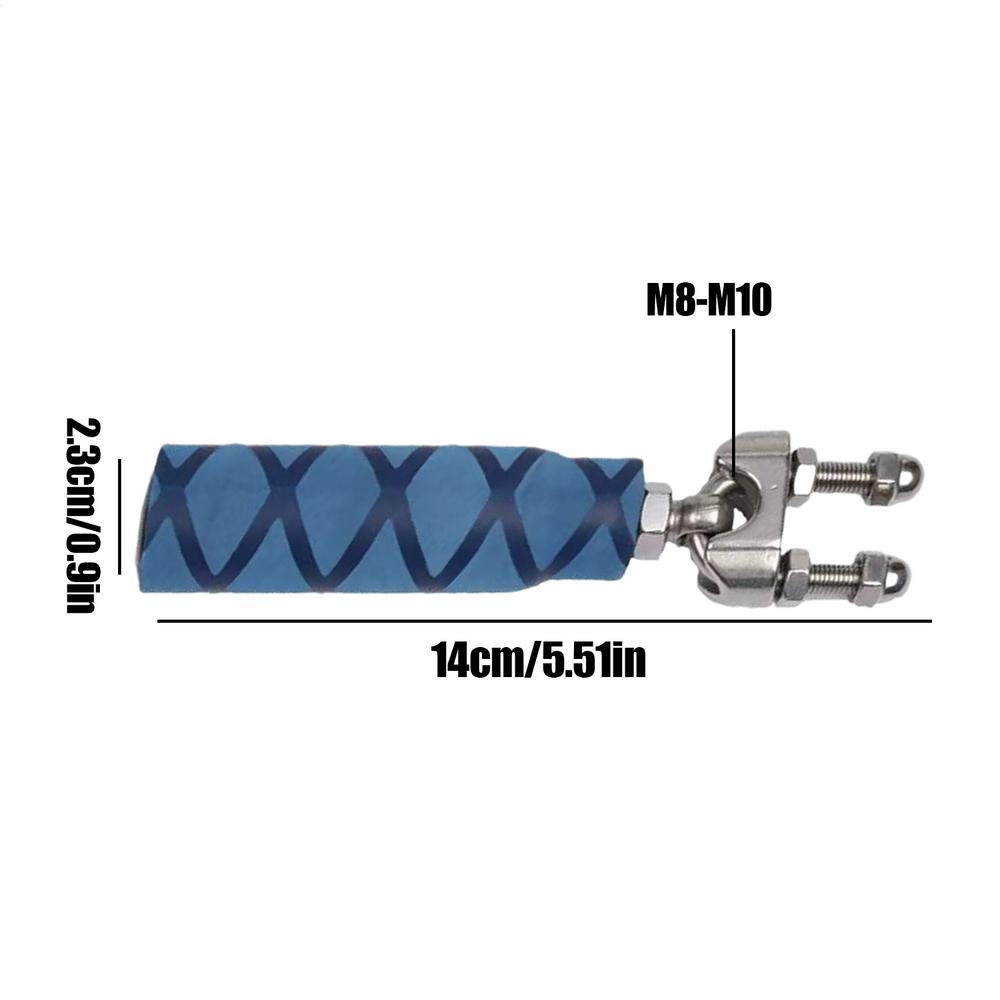 

Motorcycle Mounting Bracket Bar Mounting Bracket Adjustable Support Multifunctional Holder for Repair Mirrors Light Travel Women синий