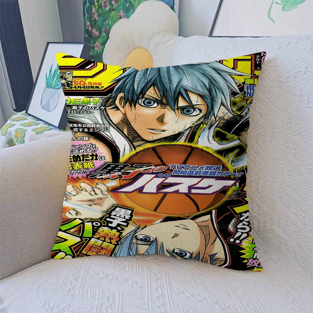 Anime Kurokos Basketball Pillow Anime Pillow Sofa Bed Head Pillow Cover Cushion Cover 45x45 Cm Fashion