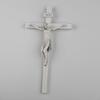 DevotedWalls Handmade White Crucifix for Wall Decor White Crucifix Spiritual Gift Stone Finish 9 Inches Heigh Wall Crosses Jesu