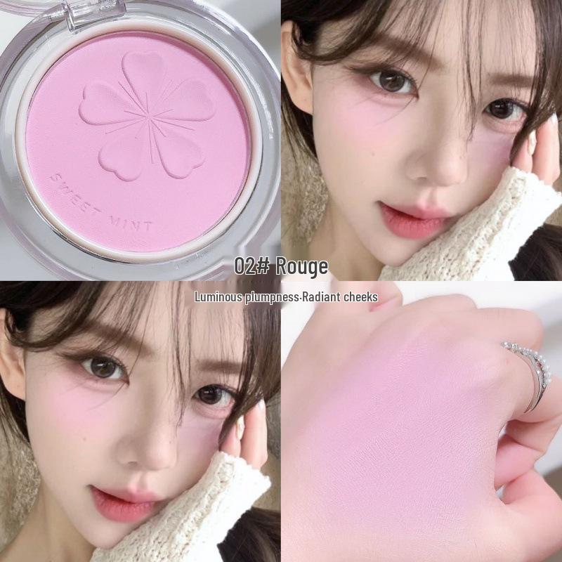 SWEETMINT Matte Blush & Eyeshadow Palette - Natural Brightening Rouge.