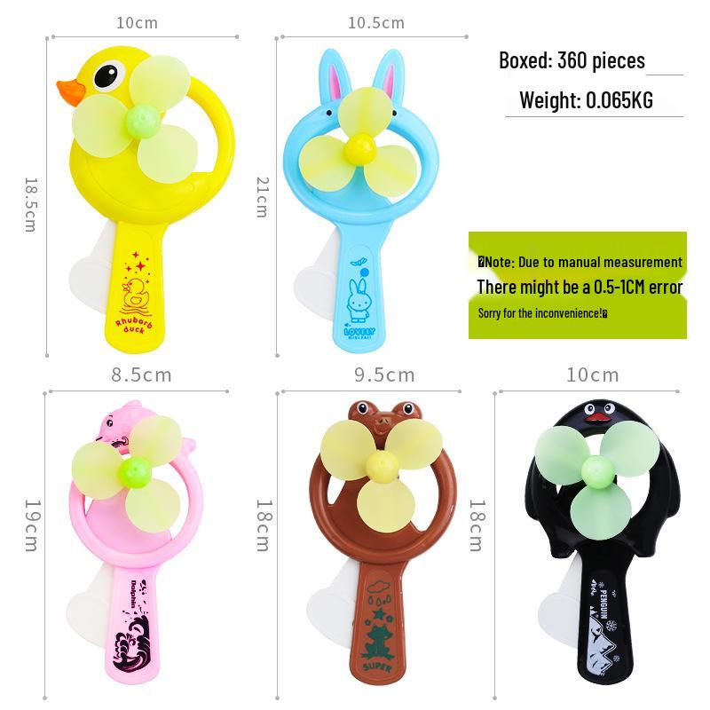 Cartoon Handheld Mini Fan - Summer Toy for Kids & Students