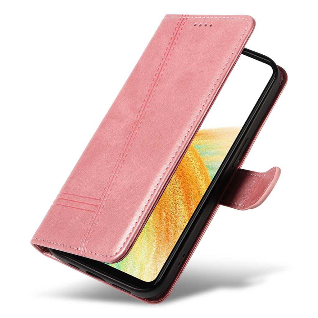 For Samsung Galaxy A53 5G Wallet Case T-Shaped Lines Leather Phone Cover