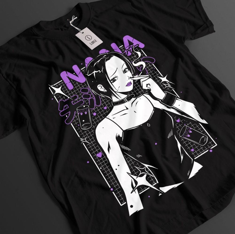 

Nana Osaki Shirt Hachi Tshirt Ren T-Shirt Yasu Top Shin Romance Love Anime Tee 2XL