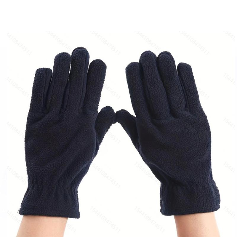 Winter Warm Gloves Women Men Polar Fleece Gloves Cold Resistance Wind Waterproof Warm Outdoor Running Cycling Skiing Mittens