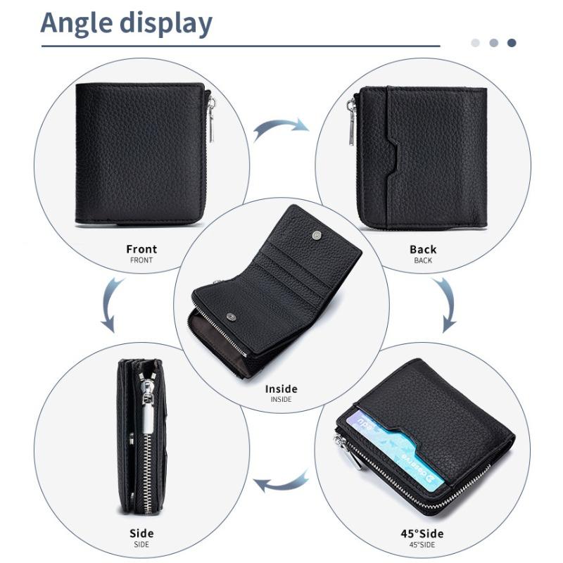 New Short Wallet Anti-theft Brush Women's Premium Wallet Multi-function Wallet