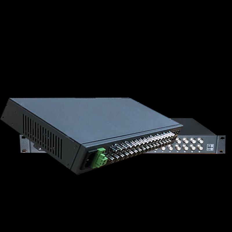 SUPCOM 16E1 Fiber Optic Transceiver with 8-Port 100M Ethernet