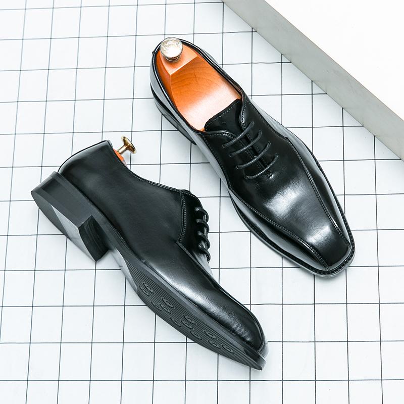 Fashion Fashion Walking Elegant Oxford Shoes Classic Men's Leather Casual Shoes British Style Formal Dress Footwear Male Business Shoe