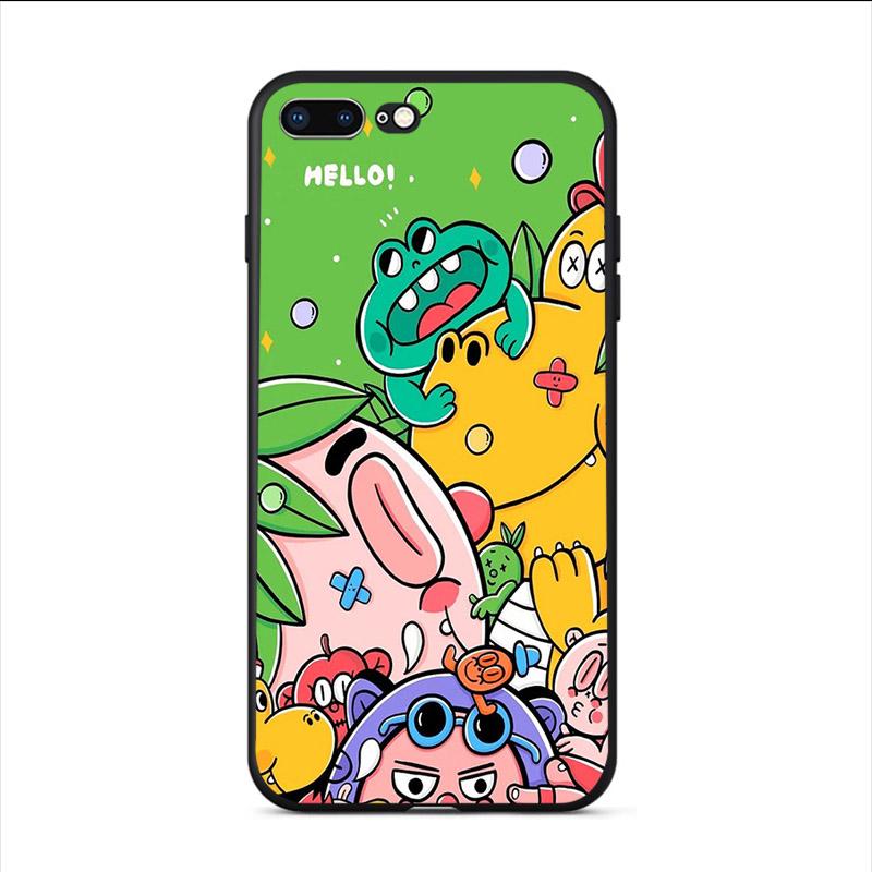 

Мягкие чехлы для телефонов из ТПУ, задняя крышка с креативным иллюстрационным дизайном для iPhone SE 2020 11 Pro max XS X XR 10 5S 6S 5 6 7 8 Plus iPhone 11promax