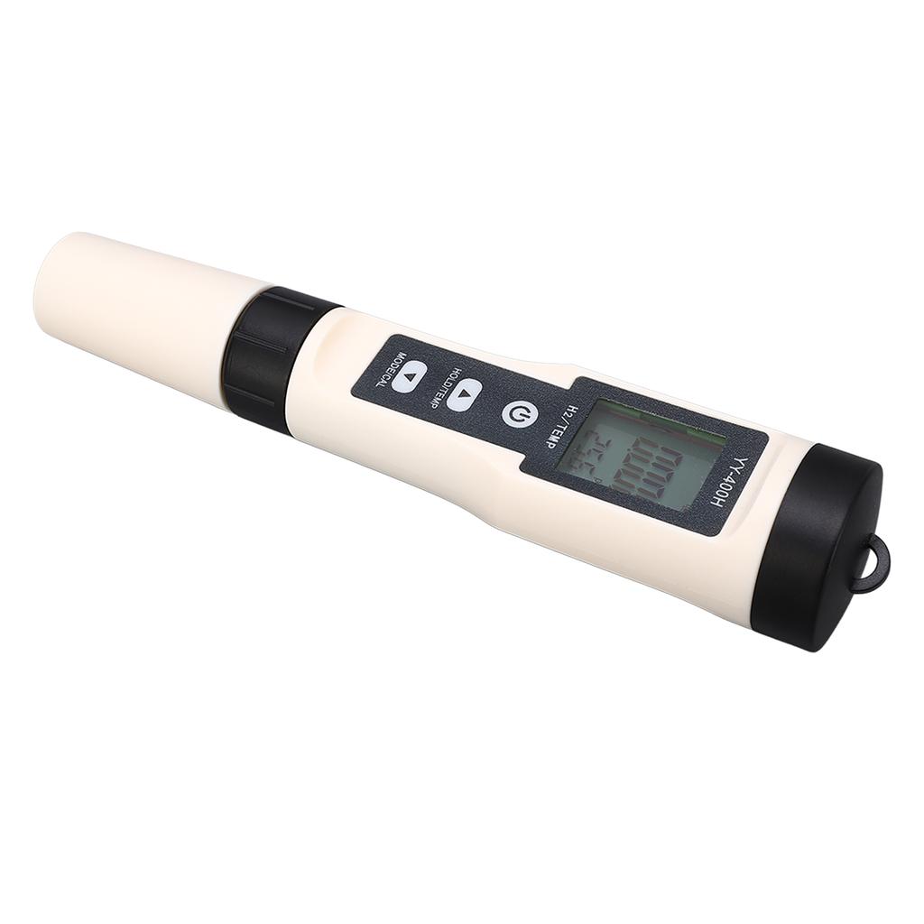 H2 Meter Digital Hydrogen Tester Analyzer Portable Water Quality Temp Test Pen with Backlit
